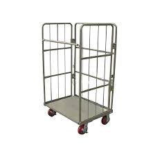 Industrial Platform Trolley with Side Rails